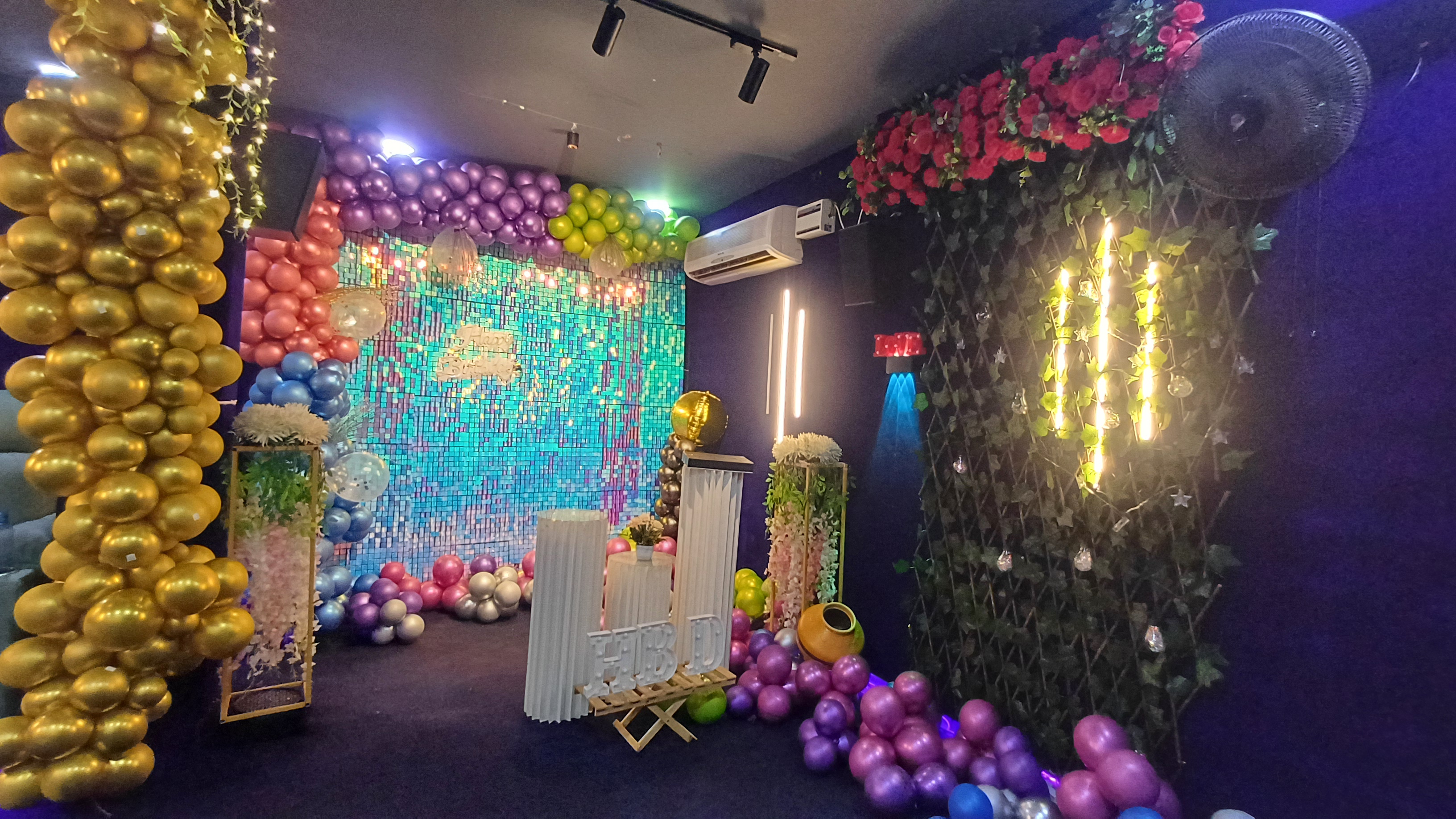 Celebration setup in Eluru